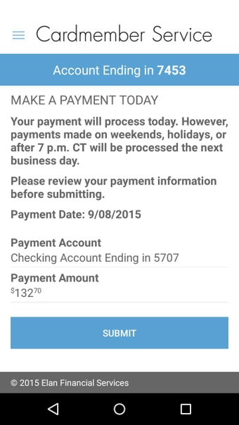 Image 2 for Elan Credit Card