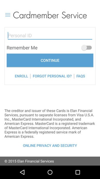 Imagen 0 para Elan Credit Card