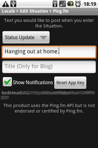 Imagen 1 para Locale Ping.fm Plug-In Pr…