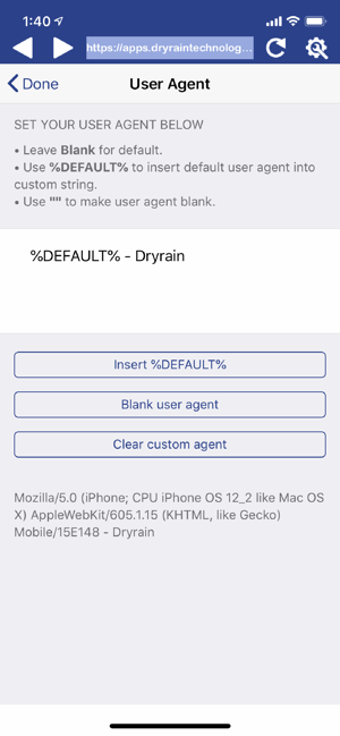 Image 1 for Dryrain Browser 2019