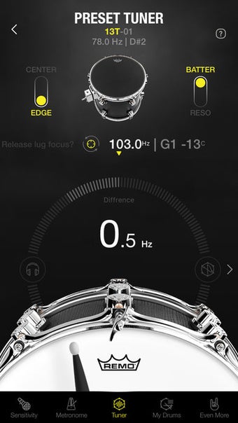 Image 1 for Drumtune PRO | Drum Tuner