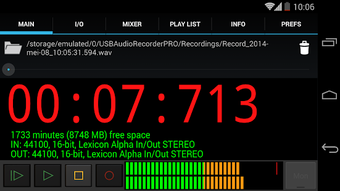 Imagen 0 para USB Audio Recorder PRO
