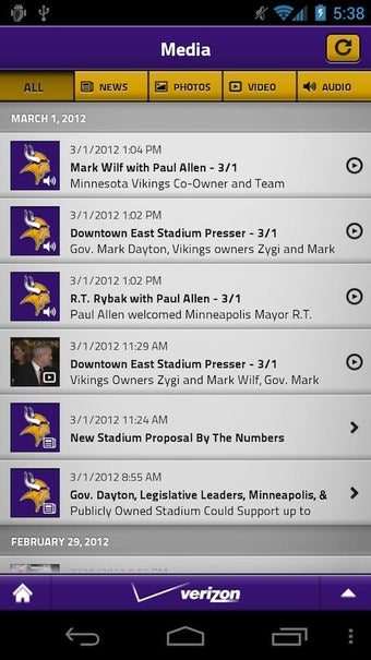 Image 3 for Minnesota Vikings Mobile