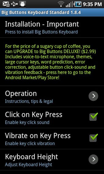 Imagen 5 para Big Buttons Keyboard Stan…