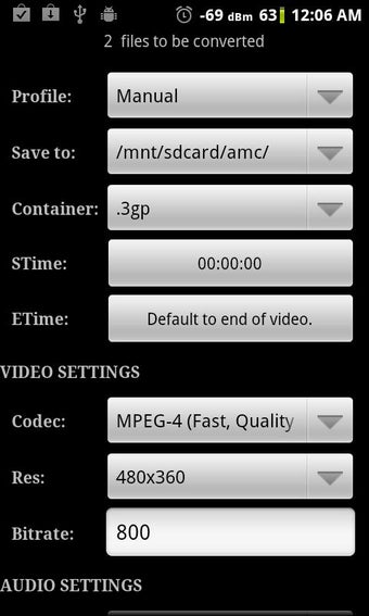 Image 1 for Video Converter Android