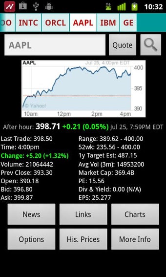 Imagen 3 para Stock Quote