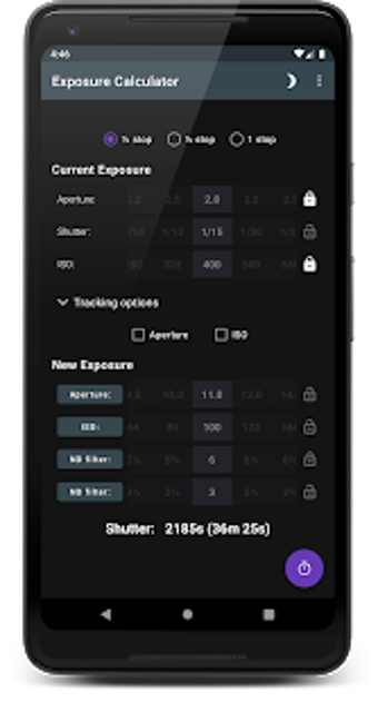 Imagen 1 para Exposure Calculator
