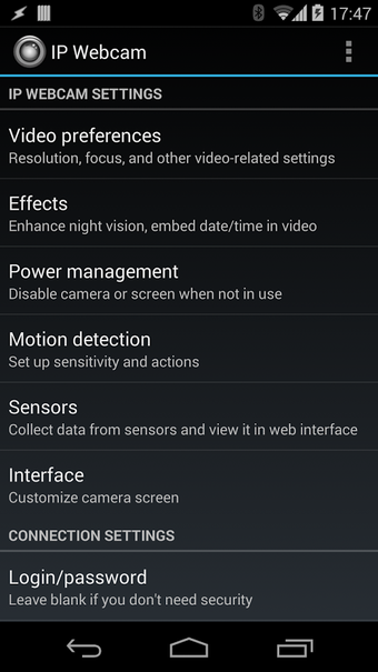 Imagen 2 para IP Webcam Pro