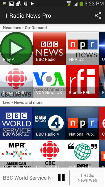 Image 0 for 1 Radio News Pro: World R…