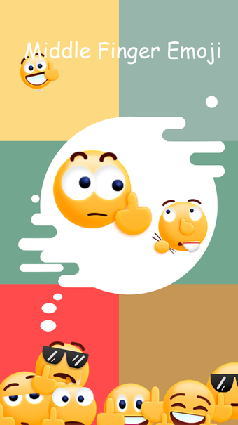 Imagen 2 para Middle Finger Emoji Stick…