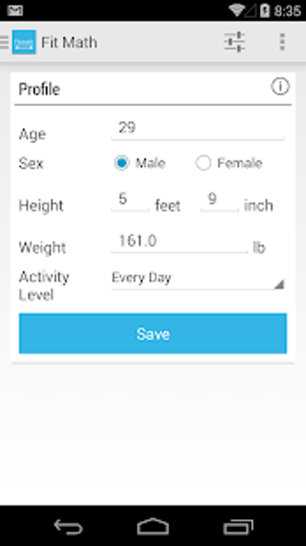 Image 3 for FitMath - Fitness Calcula…