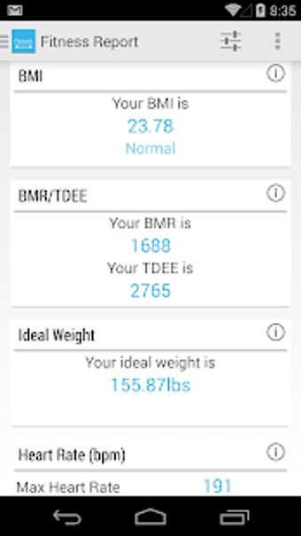 Image 2 for FitMath - Fitness Calcula…