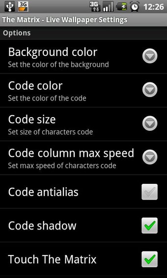 Imagen 0 para The Matrix - Live Wallpap…