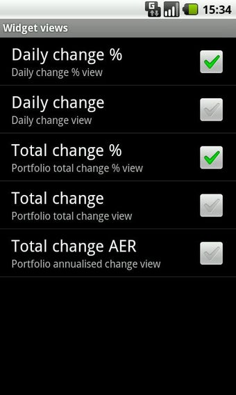 Imagen 1 para Ministocks - Stocks Widge…