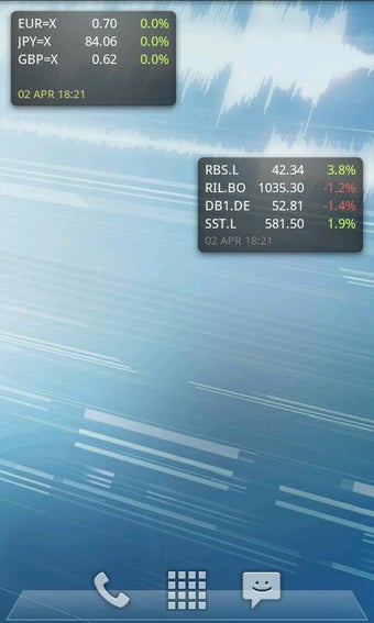 Imagen 1 para Ministocks - Stocks Widge…