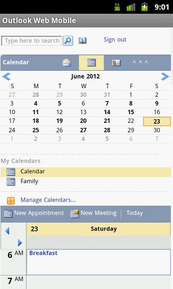 Image 0 for Outlook Web Mobile (OWA E…