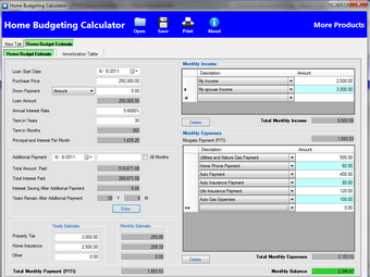 Imagen 0 para Home Budgeting Calculator