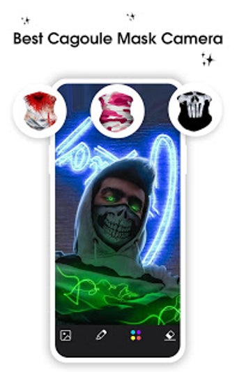 Image 3 for Cagoule Mask Half Face - …