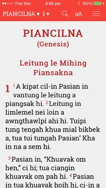 Image 0 for Bible in Tedim