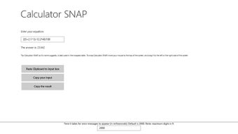 Image 1 for Calculator SNAP