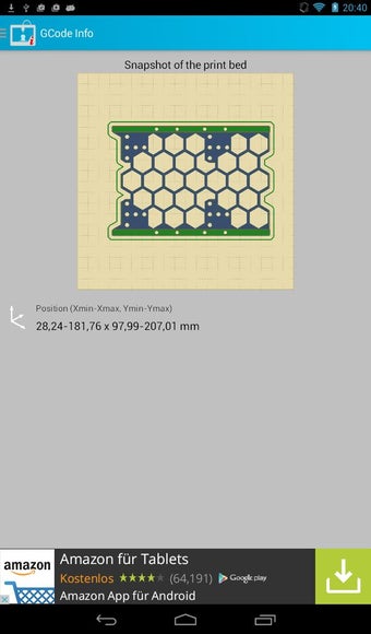 Imagen 1 para GCodeInfo - 3D Print Anal…