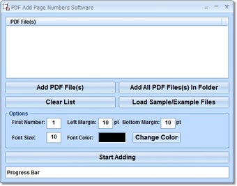Image 0 for PDF Add Page Numbers Soft…