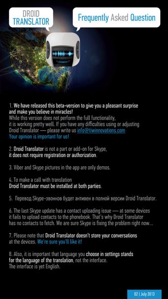 Image 1 for Droid Translator for Skyp…