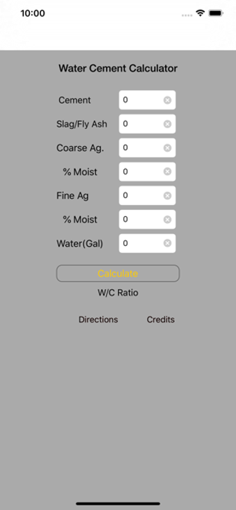 Image 0 for Water Cement Ratio Calcul…