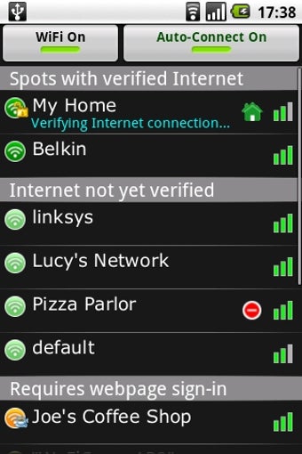 Image 0 for WeFi for Android - Automa…