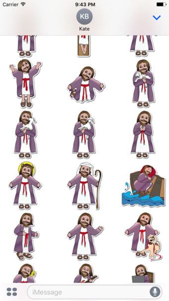 Image 1 for Jesus Emoji Christian Sti…