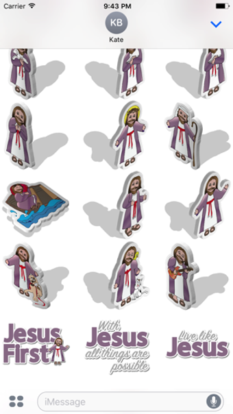 Image 2 for Jesus Emoji Christian Sti…