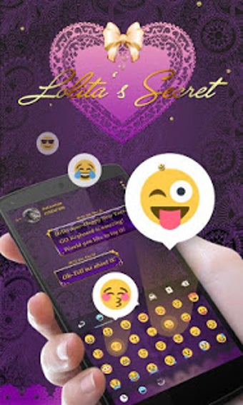 Image 3 for Lolita GO Keyboard theme
