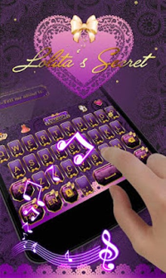Image 2 for Lolita GO Keyboard theme