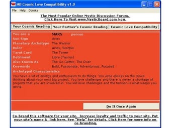 Image 0 for Cosmic Love Compatibility