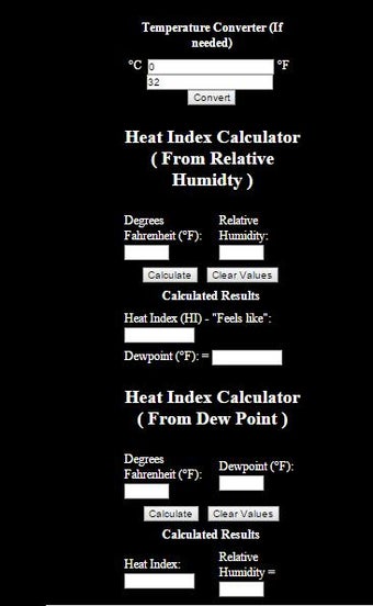 Image 0 for Heat Index