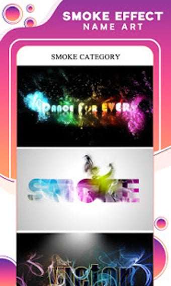 Image 2 for Smoke Effect Name Art