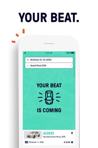 Image 2 for Beat - Ride app, ex-Taxib…
