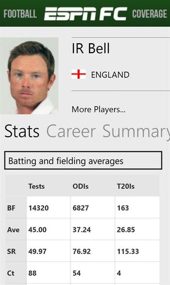 Image 2 for ESPNcricinfo for Windows …
