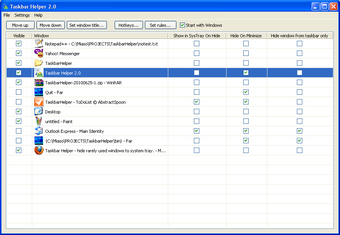 Image 0 for Taskbar Helper