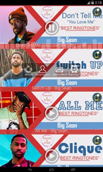 Image 1 for Big Sean - Best Ringtones