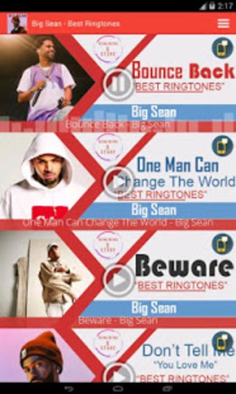 Image 2 for Big Sean - Best Ringtones