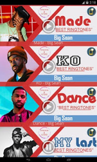 Image 3 for Big Sean - Best Ringtones