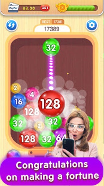 Image 1 for 2048 Balls Merge
