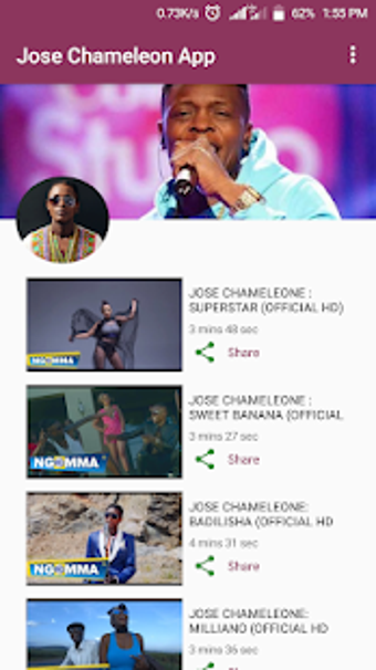 Image 3 for Jose Chameleon Music App …