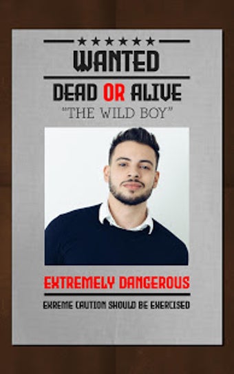Image 2 for Wanted Poster Maker Photo…