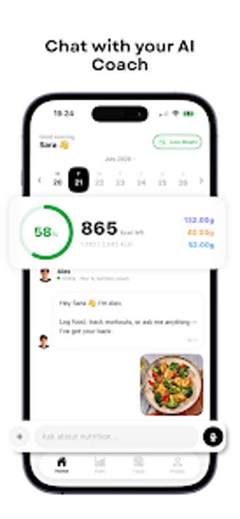 Imagen 0 para BiteChat : AI Calorie Tra…
