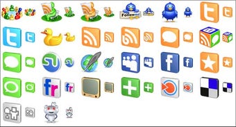 Image 0 for Free 3D Social Icons
