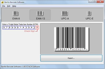 Image 1 for Barillo Barcode Software