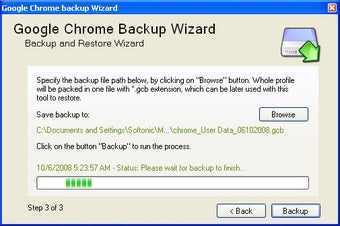 Imagen 0 para Google Chrome Backup