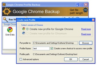Imagen 2 para Google Chrome Backup